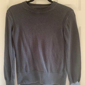 Everlane The Soft Cotton Crew in Washed Black